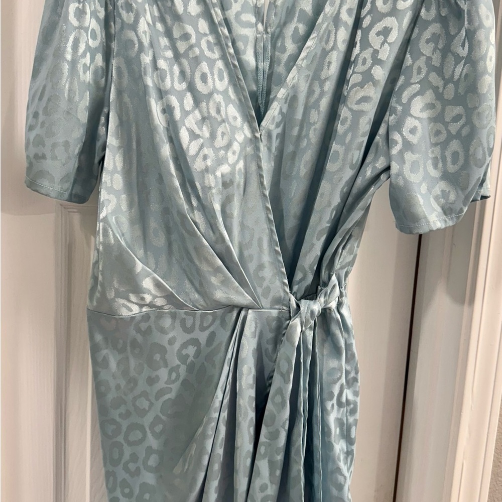 Entro Blue Patterned Dress